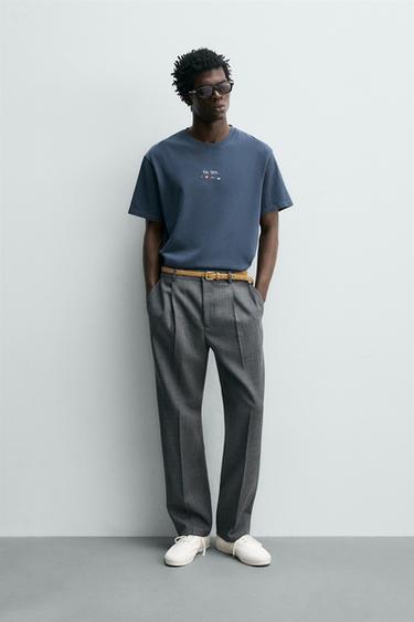 ԾՈՎԱՅԻՆ ՆԱԽՇԵՐՈՎ ՇԱՊԻԿ - Լվացված կապույտ Zara-ից