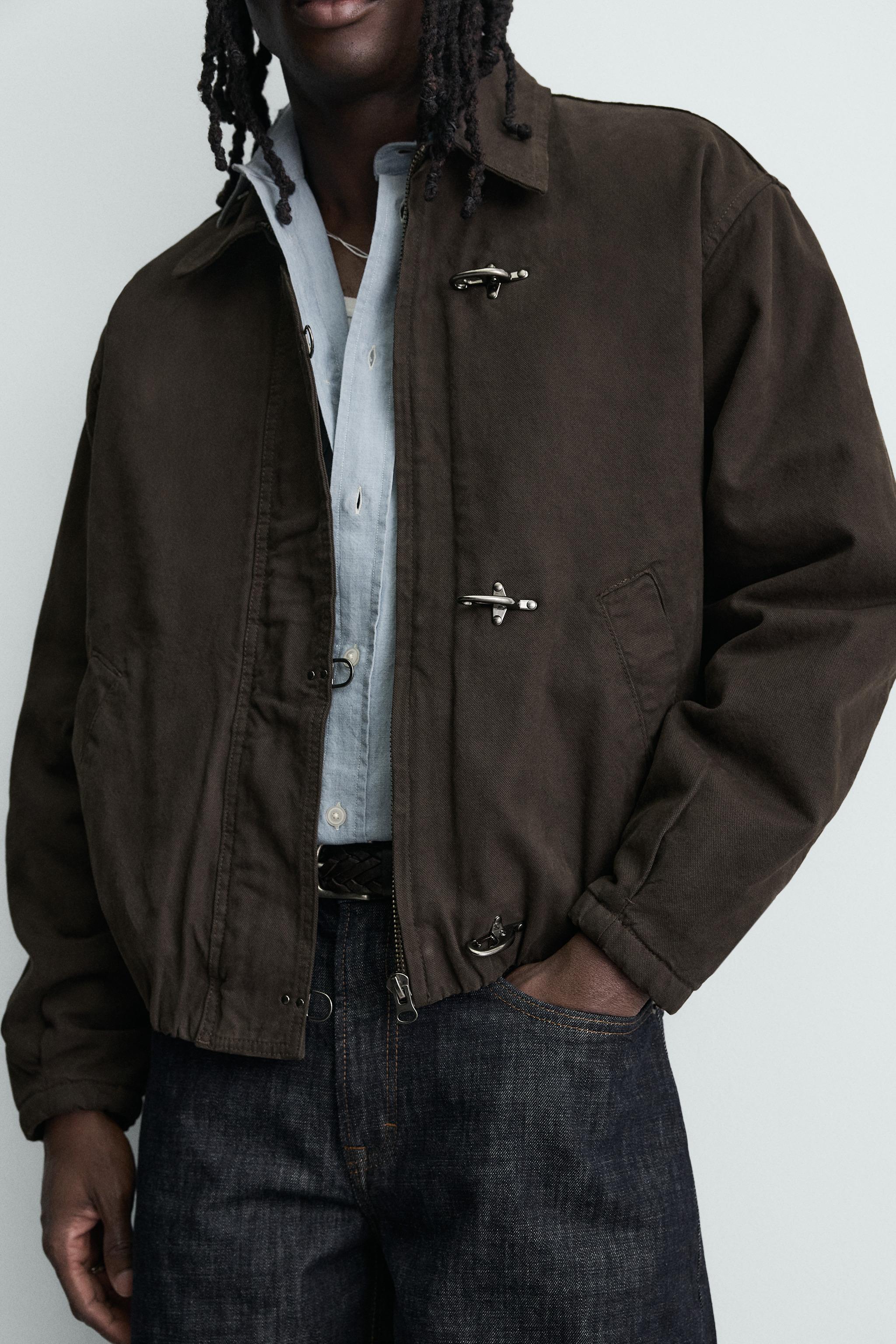 CROPPED FIT FIREMAN CLASP JACKET