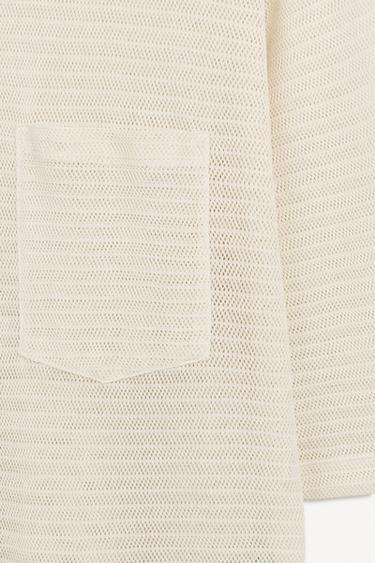 KNT T-SHIRT - Ecru by Zara - Image 7