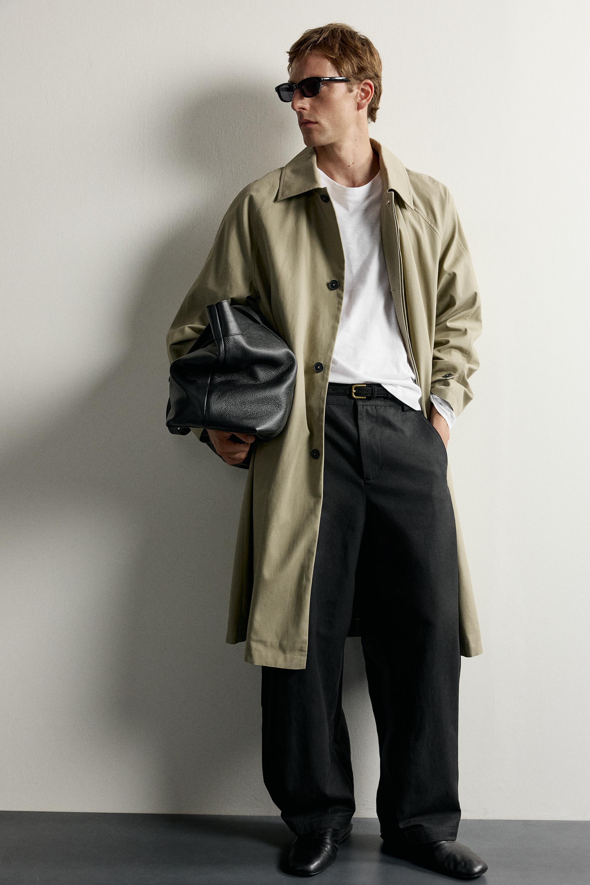 Мужские брюки Zara BALLOON FIT PANTS WITH TABS — фото 6