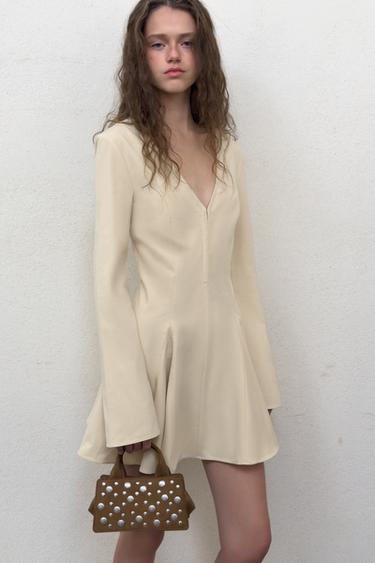 SAC À MAIN CLOUS - Vert de Zara