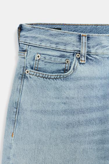 ZW COLLECTION LOW-RISE STRAIGHT JEANS - Light blue by Zara - Image 6