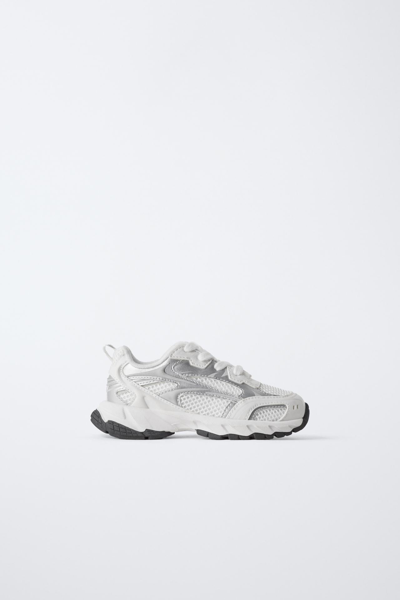 MESH SNEAKERS — White