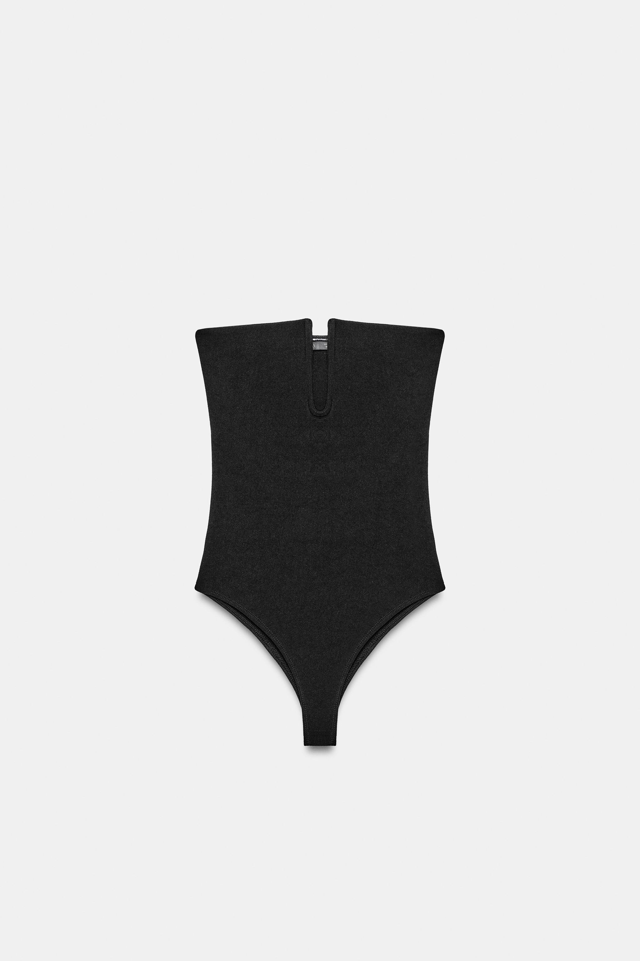 STRETCH BANDEAU BODYSUIT