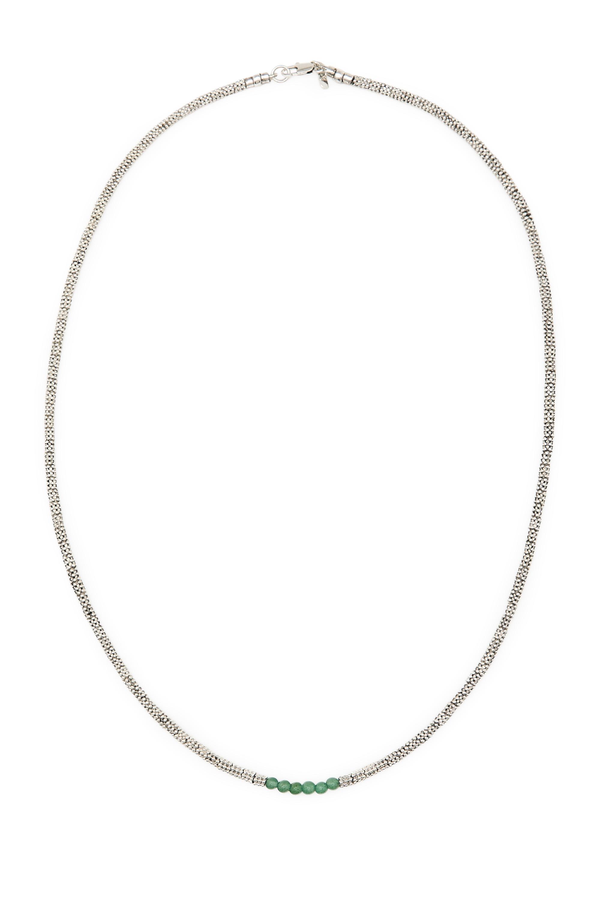 Mixed bead detail necklace - Green | ZARA Canada