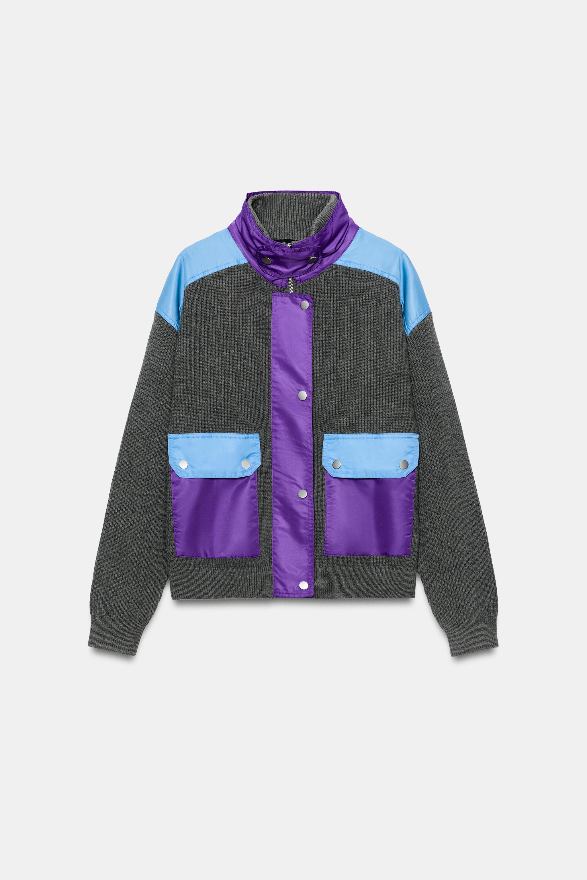 COMBINED KNIT JACKET