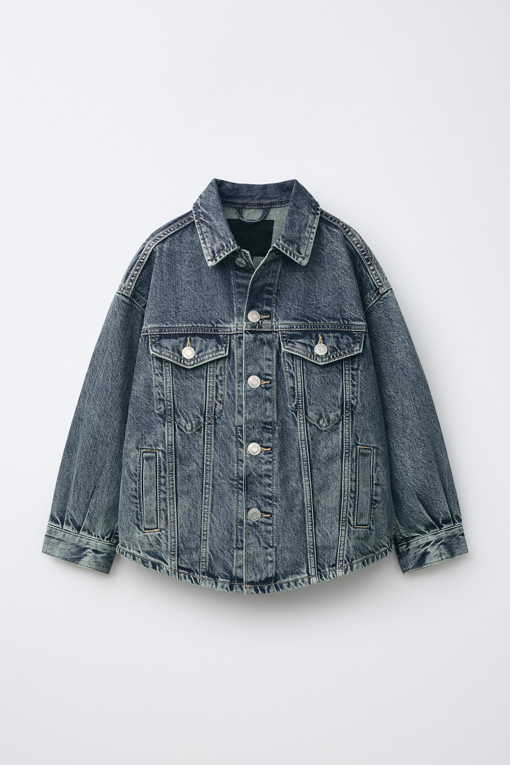 Детские рубашки Zara DENIM OVERSHIRT — фото 2