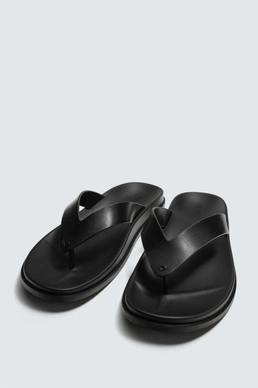 SANDALES À BRIDES - Noir de Zara - Image 4