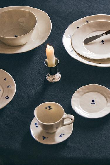 FLORAL PORCELAIN TABLEWARE - 213 by Zara