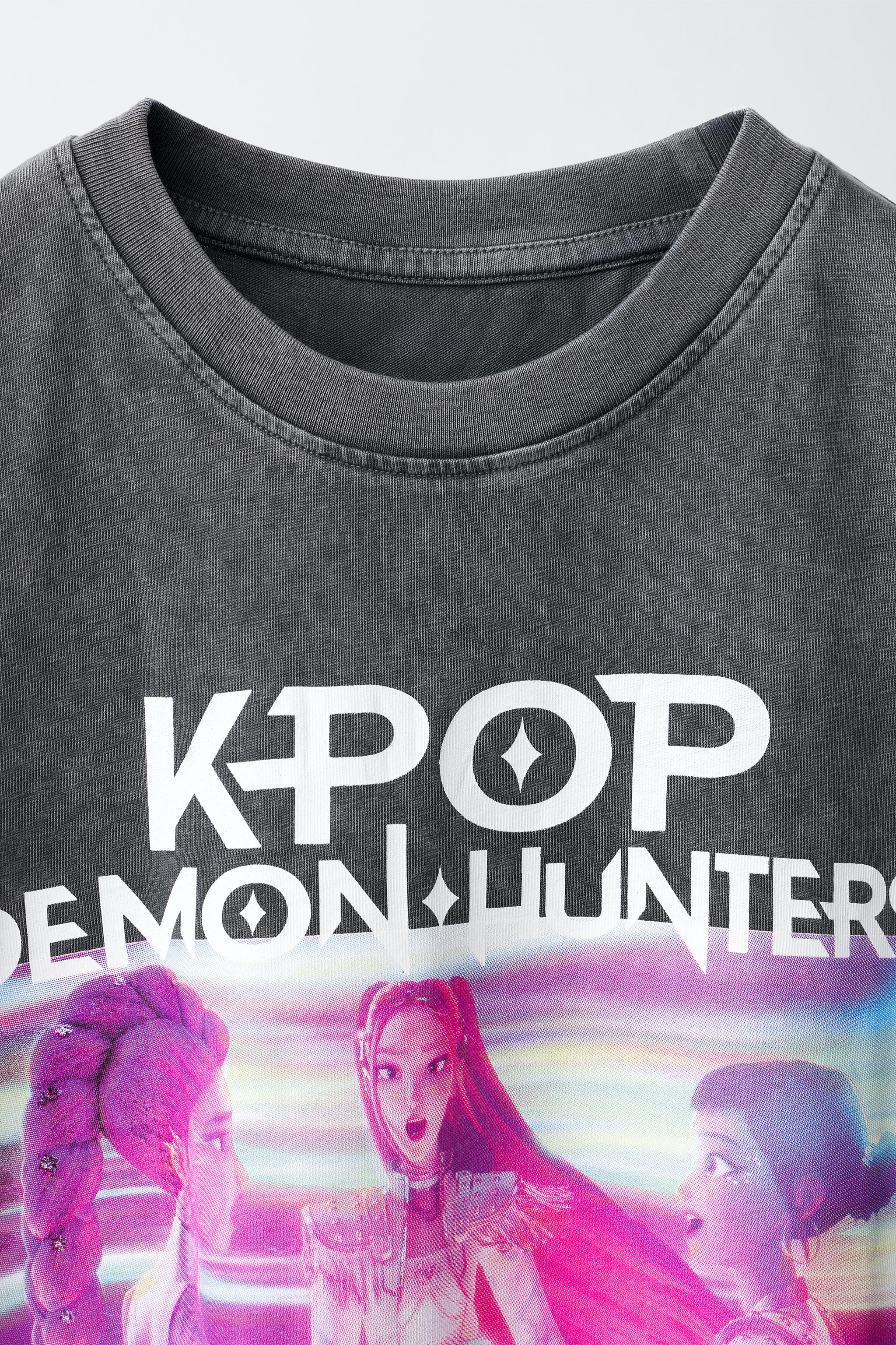 KPOP DEMON HUNTERS™ NETFLIX © WASHED EFFECT T-SHIRT