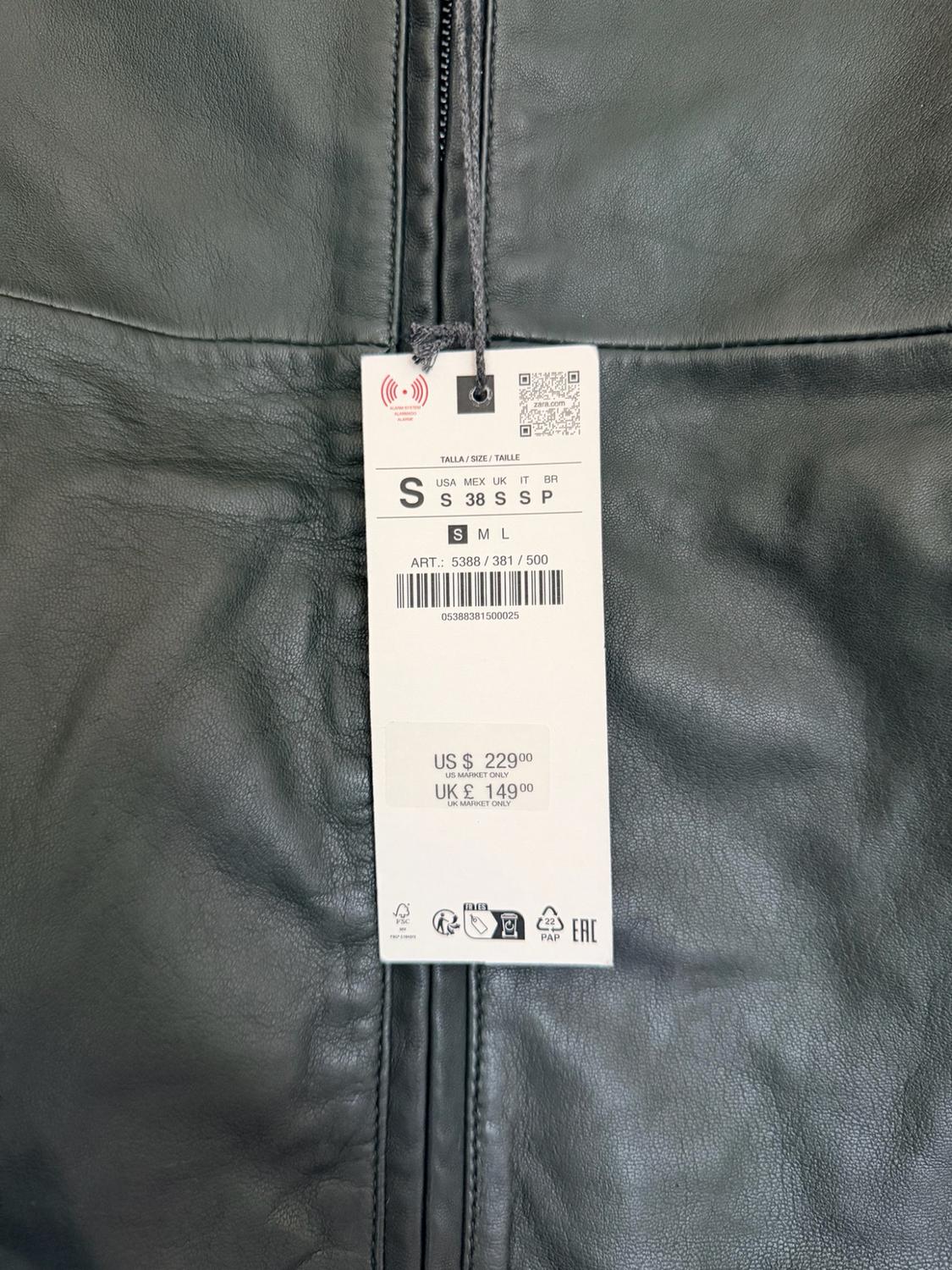 RELAXED FIT LEATHER JACKET - Image 6