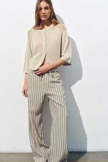 RUSTIC KNIT JACKET - Sand by Zara