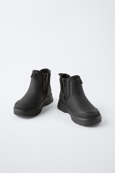 RUBBERISED BOOTS - Black by Zara - Image 2