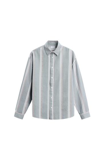 STRIPED TEXTURED SHIRT