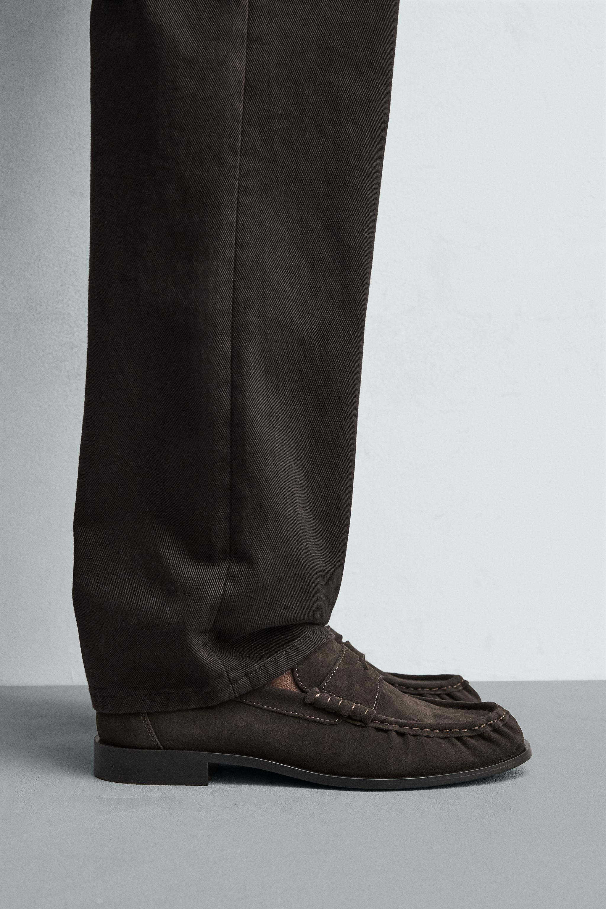 MOCASSINS EN CUIR AVEC MASQUE