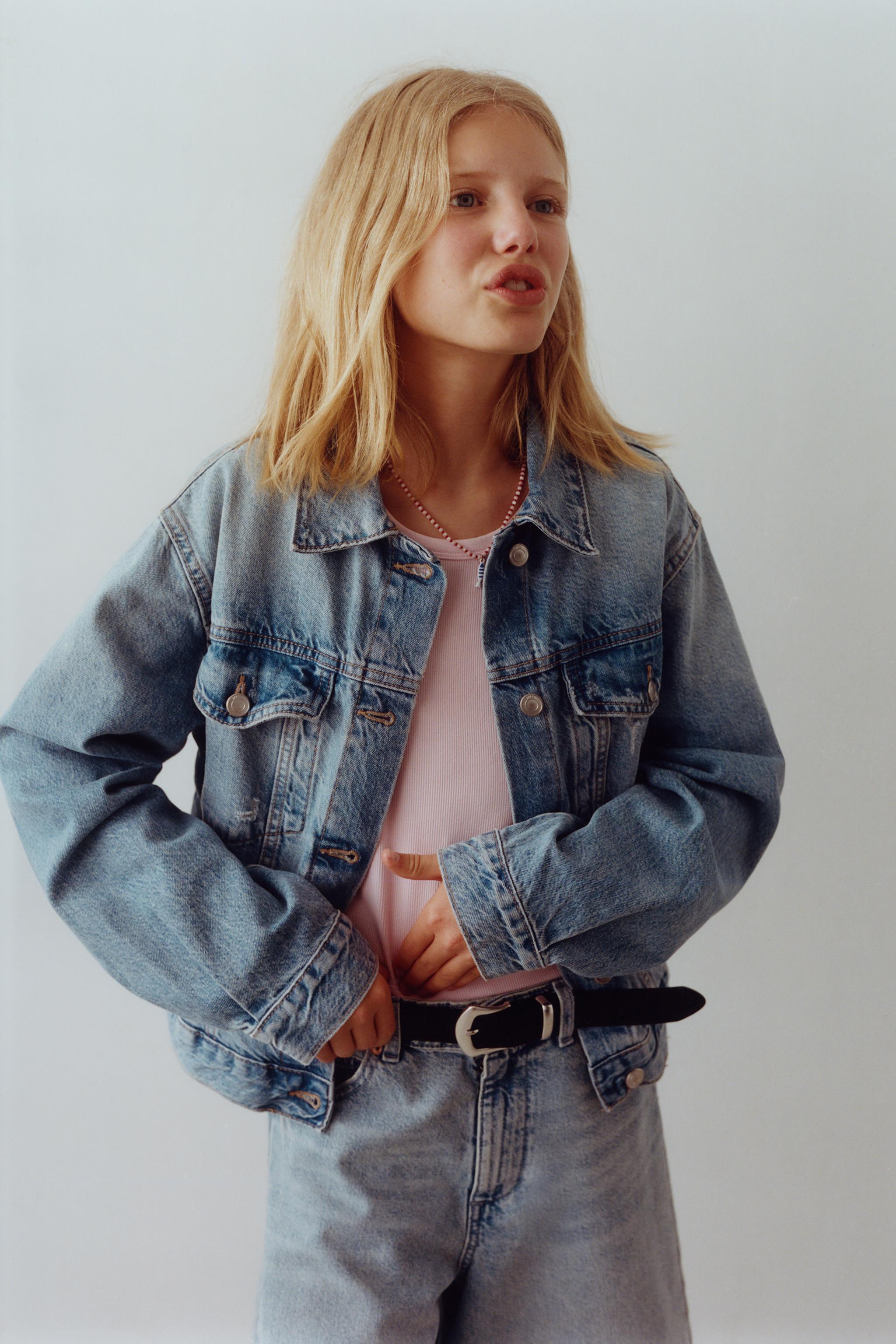 DENIM JACKET — Blue