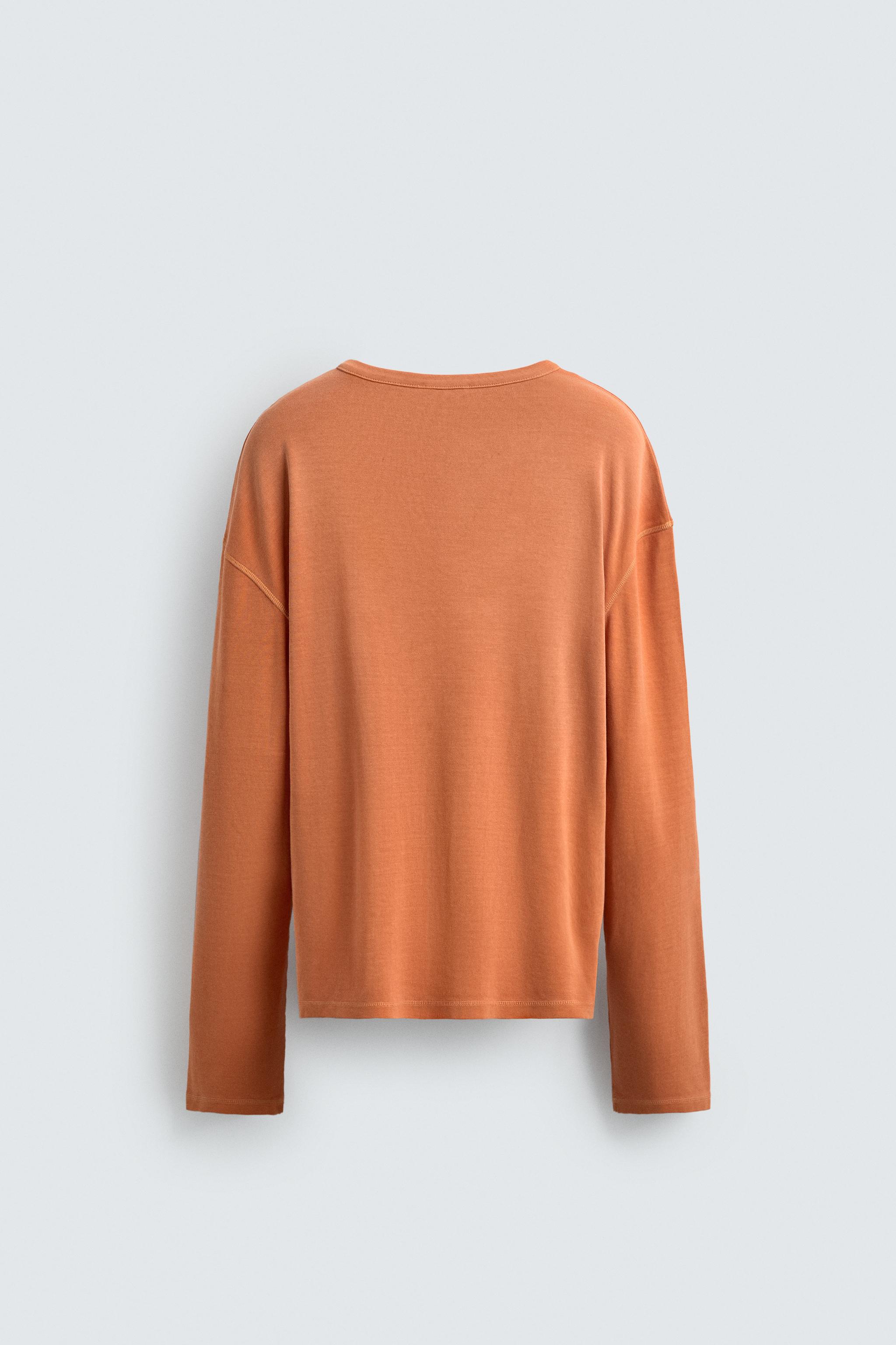 RELAXED FIT HENLEY T-SHIRT