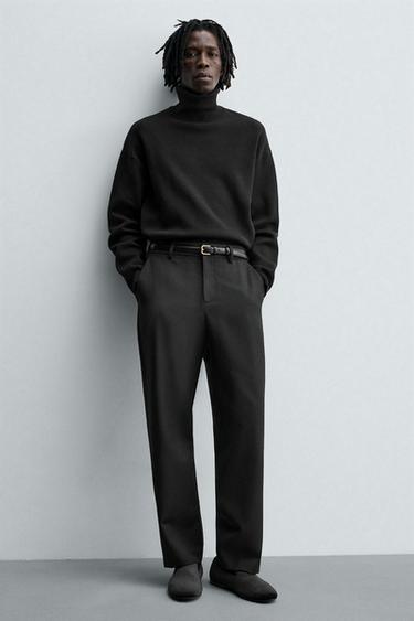 MOCASÍN EFECTO TERCIOPELO - Negro de Zara - Imagen 0