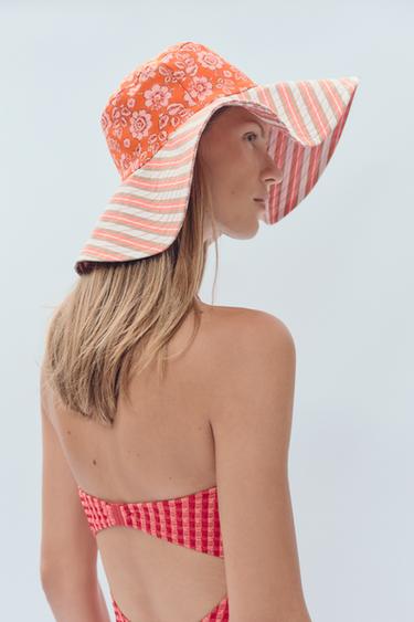 Zara LIMITED EDITION PRINTED HAT - Printed