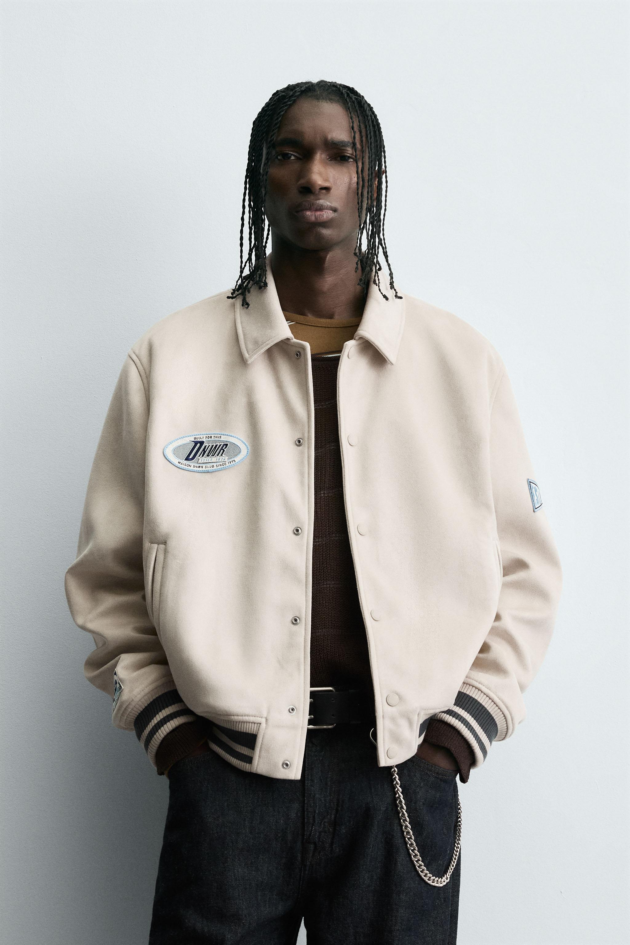 新品未使用【ZARA】パッチ フェイクスエード ジャケット ZARA - ZARA パッチ フェイクスエード ジャケットの通販 by R