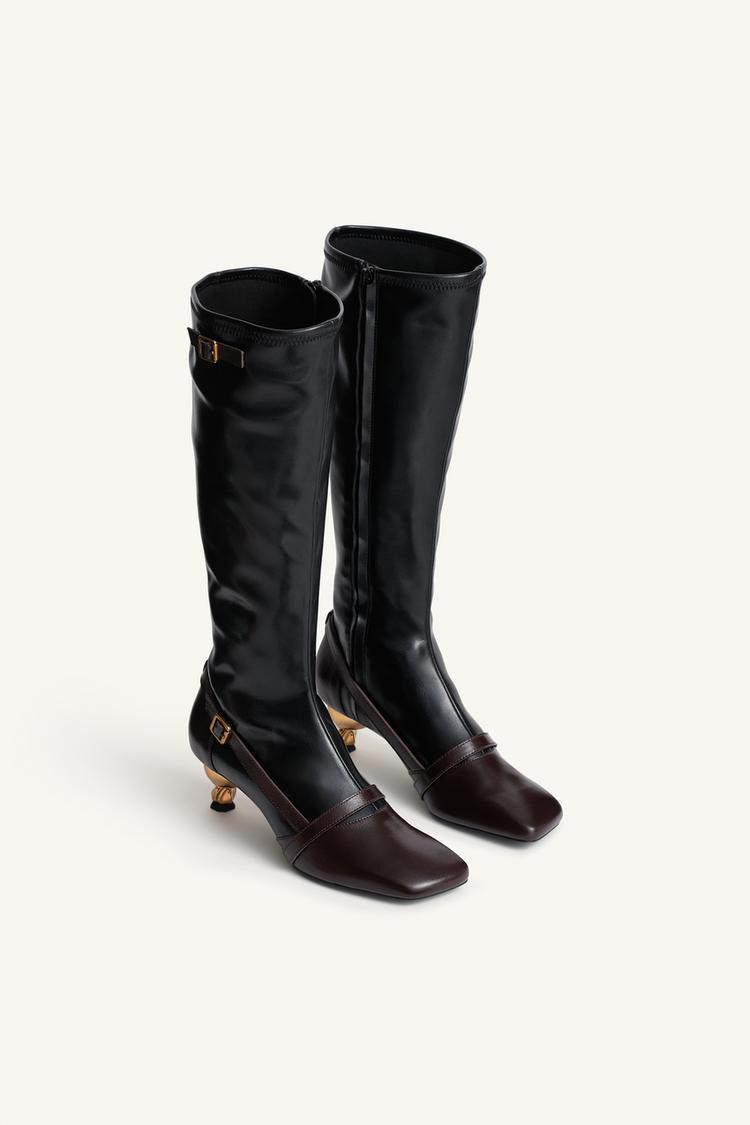 Bota tacon hebillas limited edition