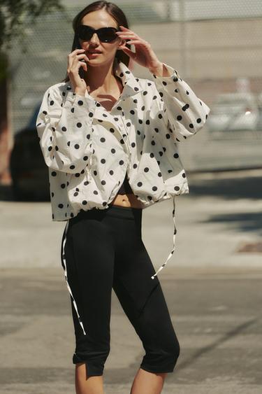 POLKA DOT JACKET - vanilla-black by Zara