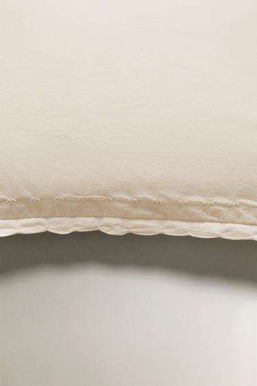 CHILDREN'S CUSHION COVER WITH SCALLOPED EDGE - Oyster-white by Zara - Image 2
