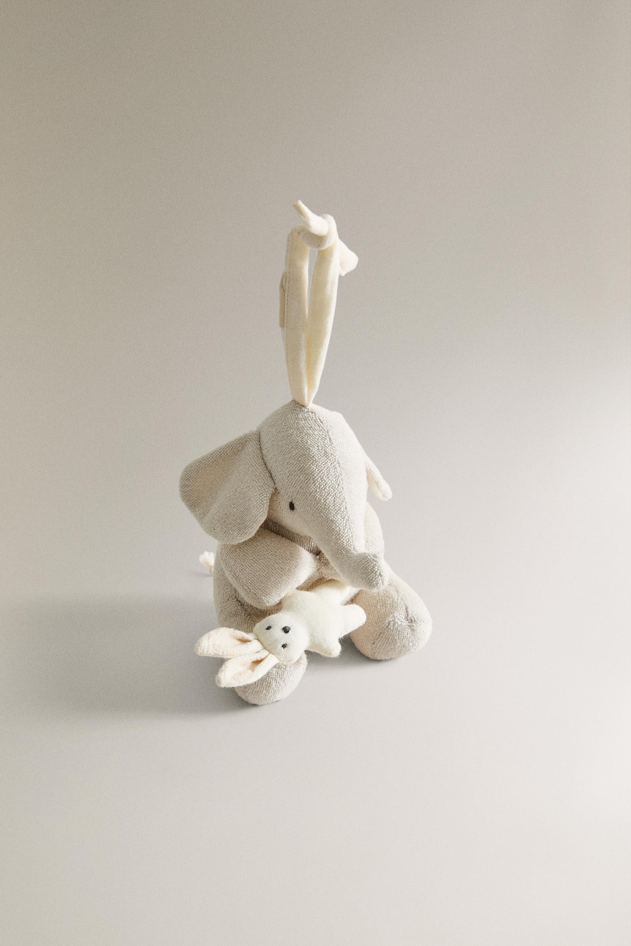 ベビー エレファント ミュージカル コード付きぬいぐるみ