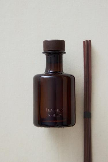 (95 ML) DIFFUSEUR À BÂTONNETS LEATHER AMBER - Noir de Zara - Image 5