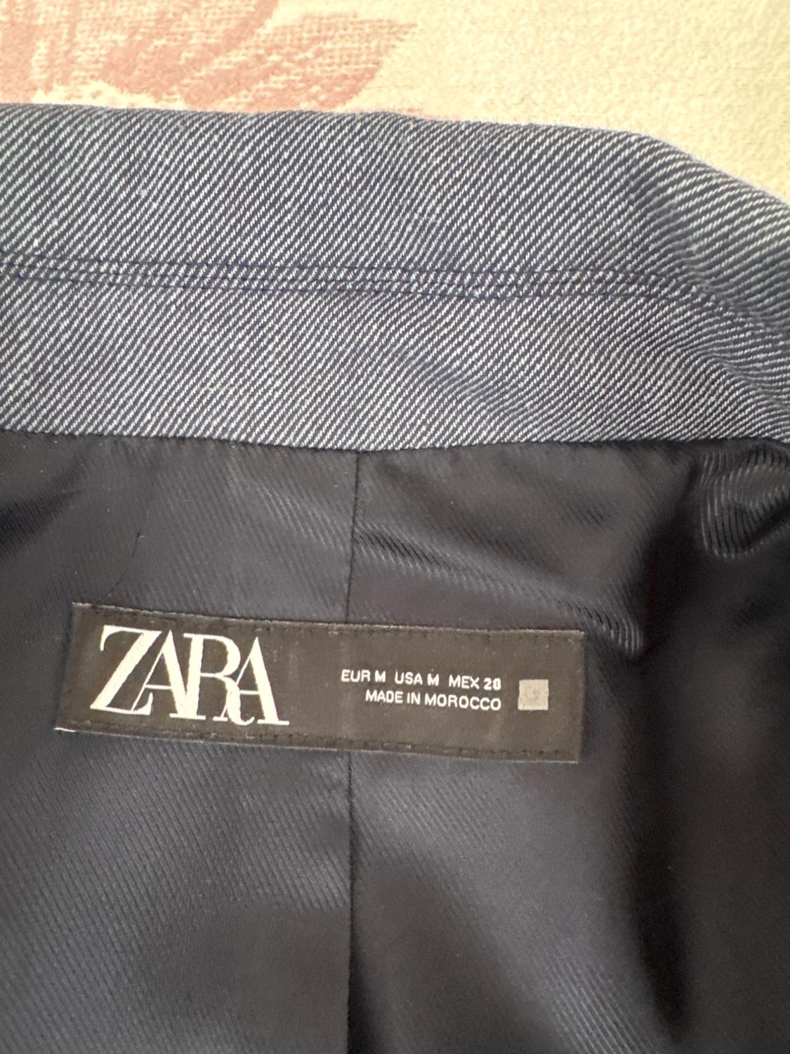 STRAIGHT BLAZER WITH PADDED SHOULDERS - Image 3