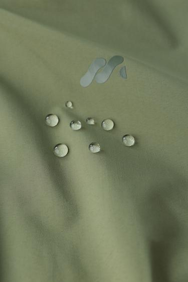 WATER-REPELLENT REVERSIBLE LOGO JACKET - Khaki by Zara - Image 10