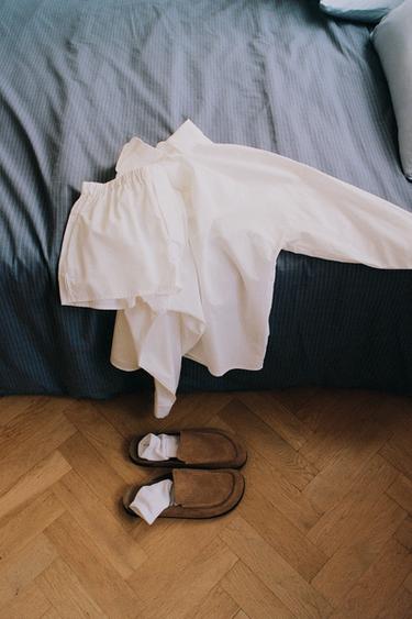 Zara SET - Light blue marl