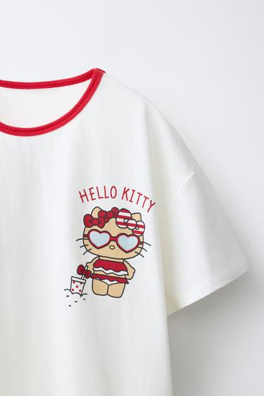 Zara 6-14 歲/三麗鷗© HELLO KITTY 睡衣 - 白色 / 紅色