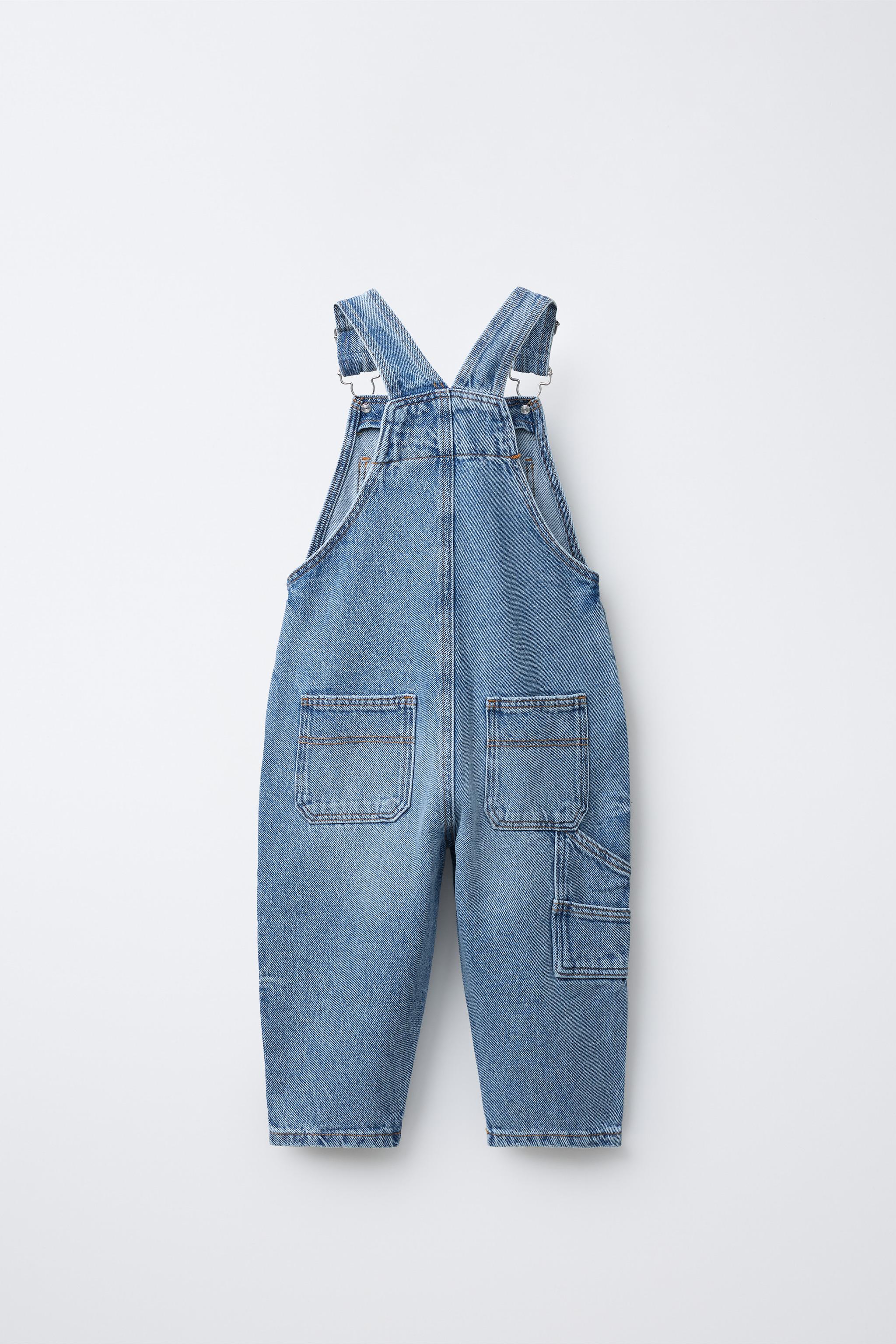 Zara - Long Denim Overalls - Mid-Blue - 6 Years (45,2 inches) - Kids Zara - Long Denim Overalls - Mid-Blue - 6 Years (45,2 inches) - Kids