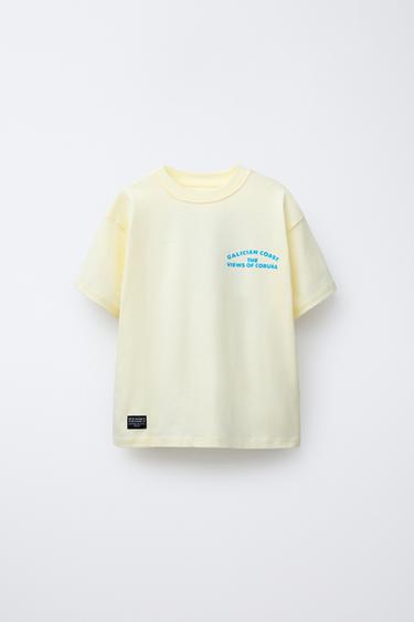 Zara Sarı - ŞEHİR FOTOĞRAFI BASKILI T-SHIRT