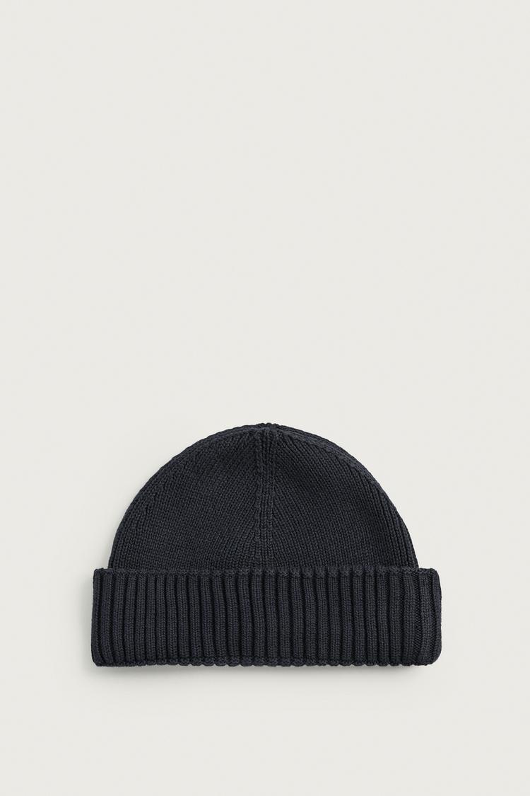 GORRO CORTO PUNTO MEZCLA ALGODÓN