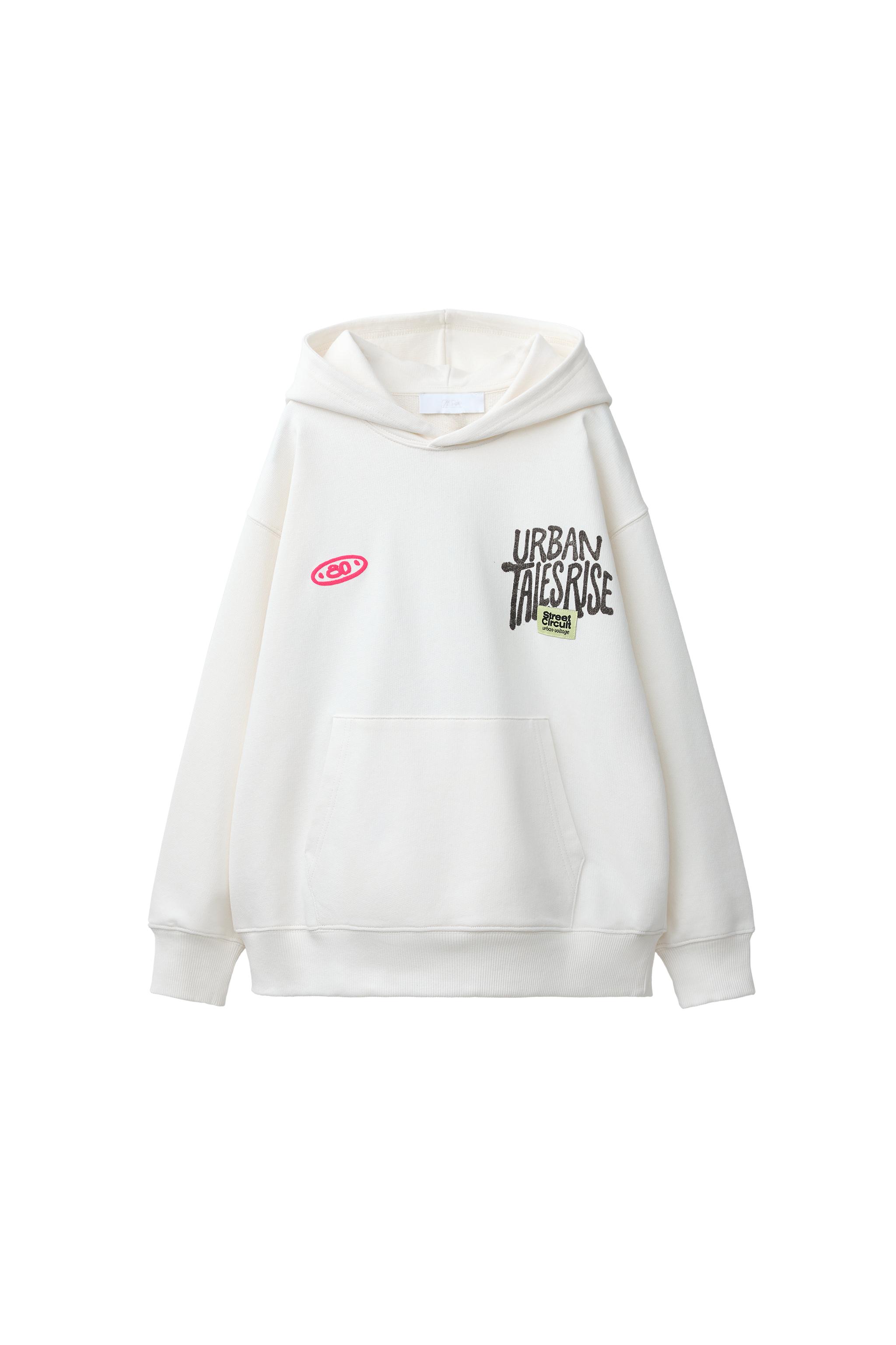 トップス FCRB LOGO APPLIQUE PULLOVER SWEAT HOODIE PATCH HOODIE SWEATSHIRT - Red | ZARA Canada