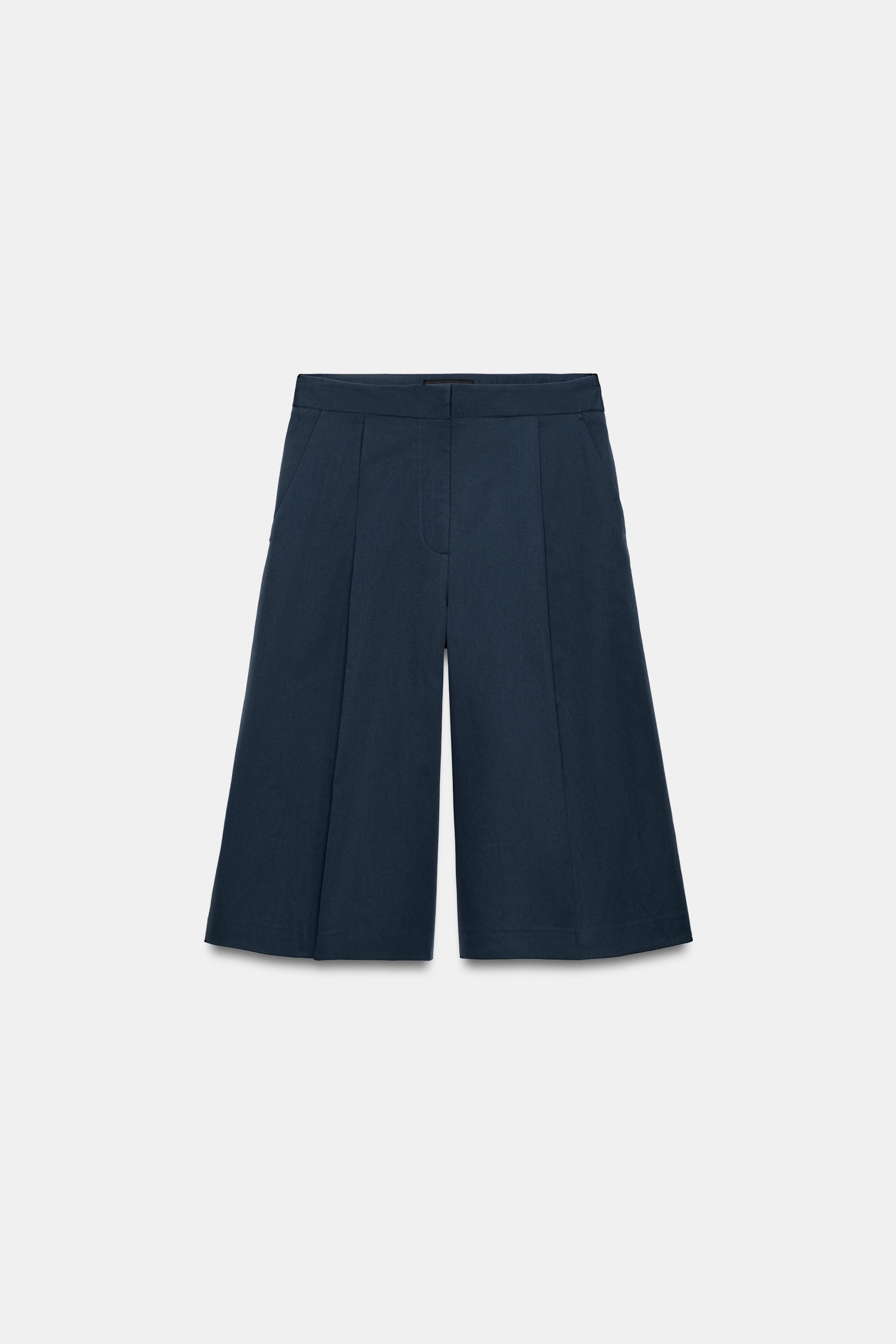 ZW COLLECTION PLEATED BERMUDA SHORTS