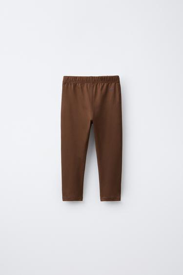 THERMOLITE ® FIBRE BASE LAYER THERMAL LEGGINGS - Brown by Zara