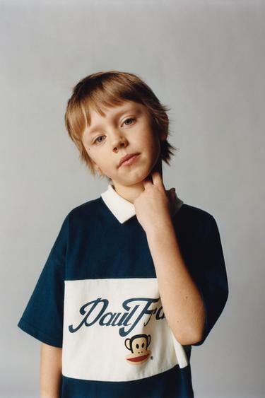 PAUL FRANK ® STRIPED POLO SHIRT - Blue/White by Zara - Image 0