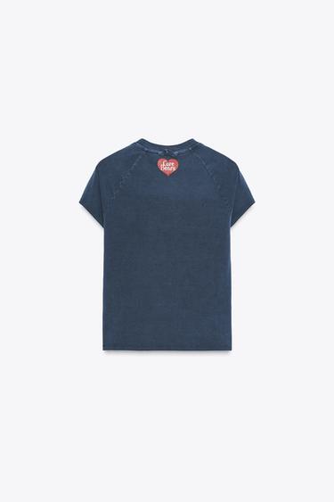 CARE BEARS™ FADED-EFFECT T-SHIRT - Blue by Zara - Image 5