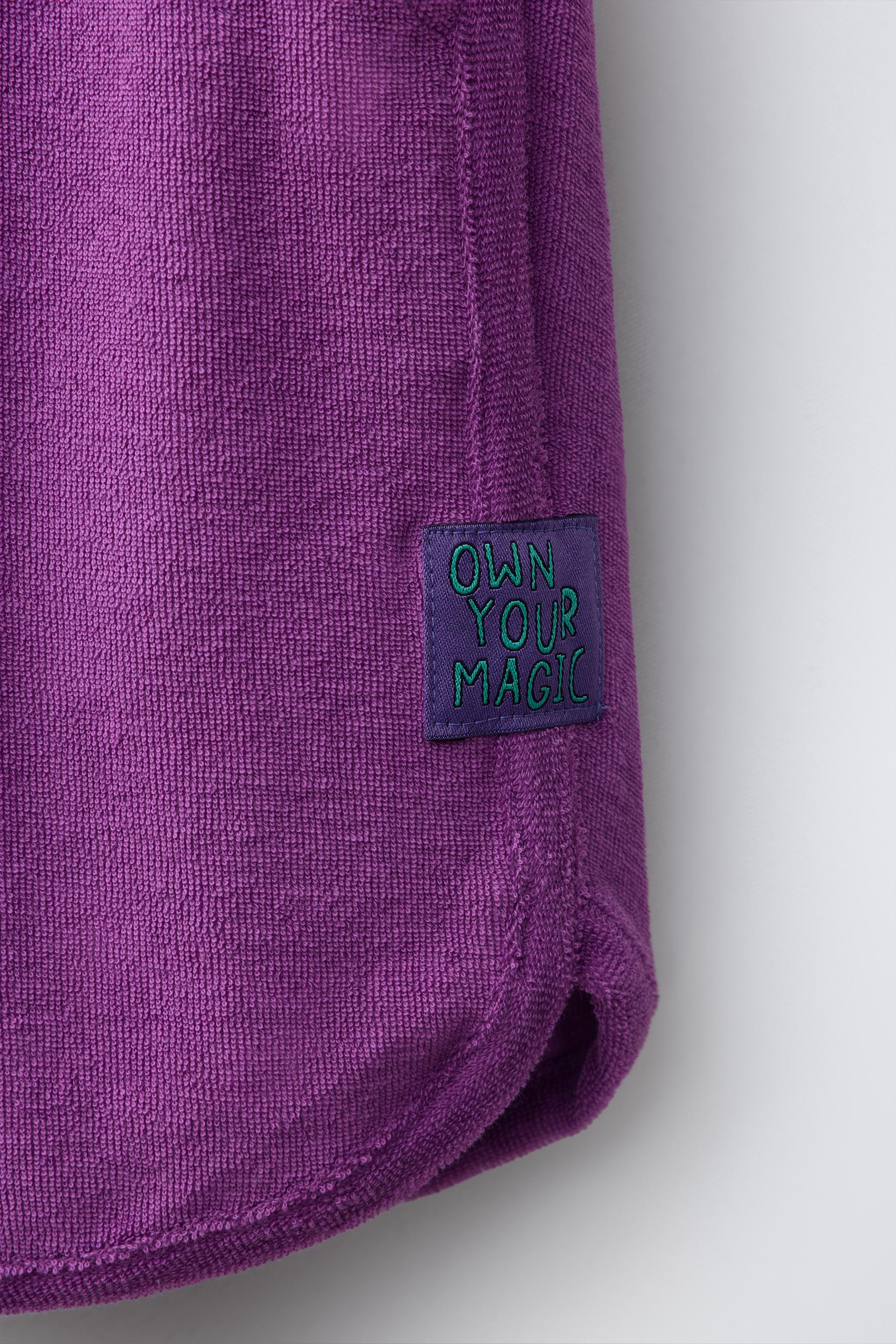 COLOR BLOCK TOWEL EFFECT SHORTS