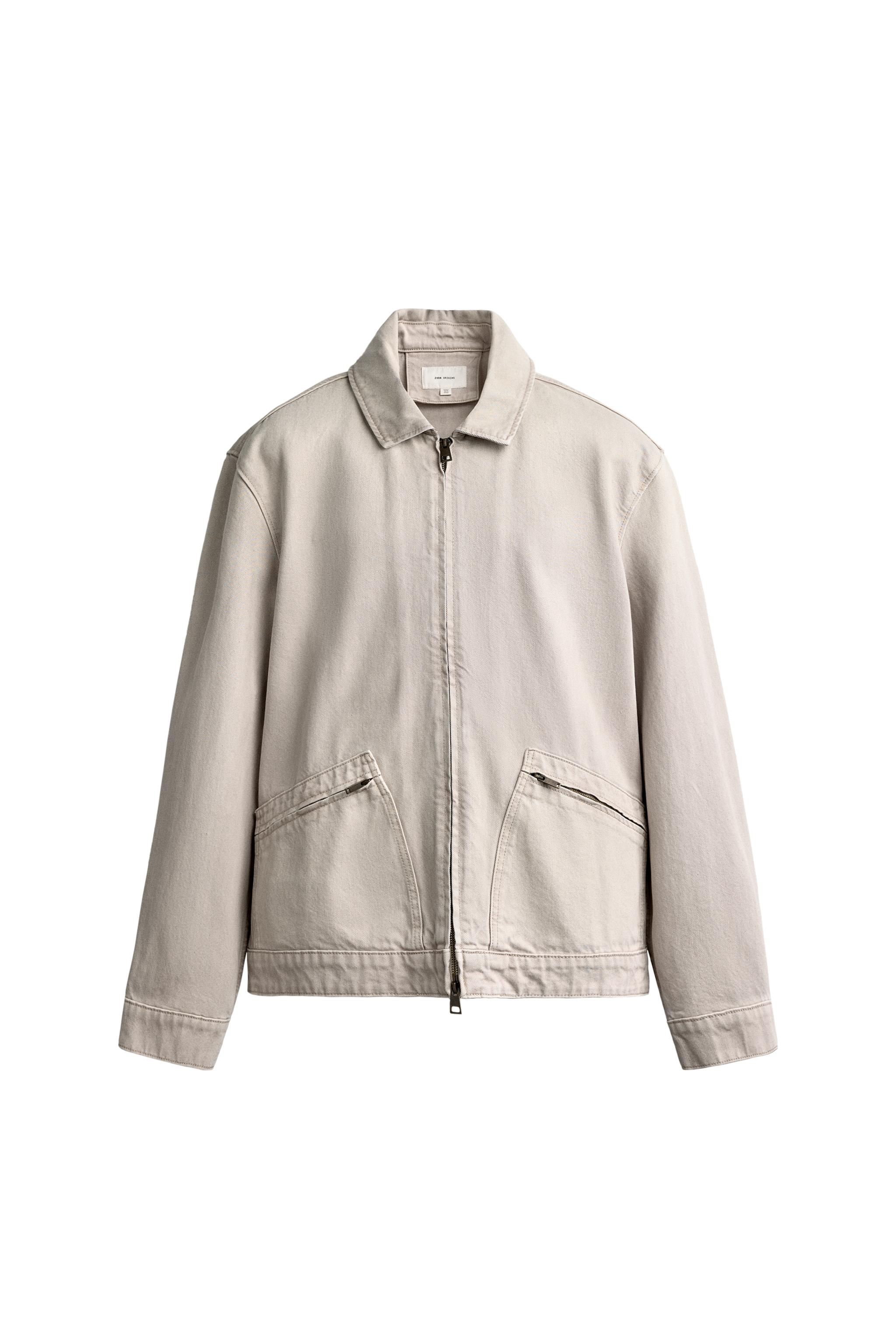 CAZADORA DENIM REGULAR FIT CREMALLERA