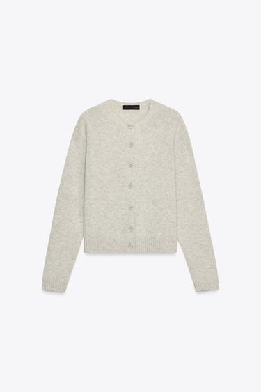 100% WOOL BASIC JACKET - Sand / Marl by Zara - Image 7