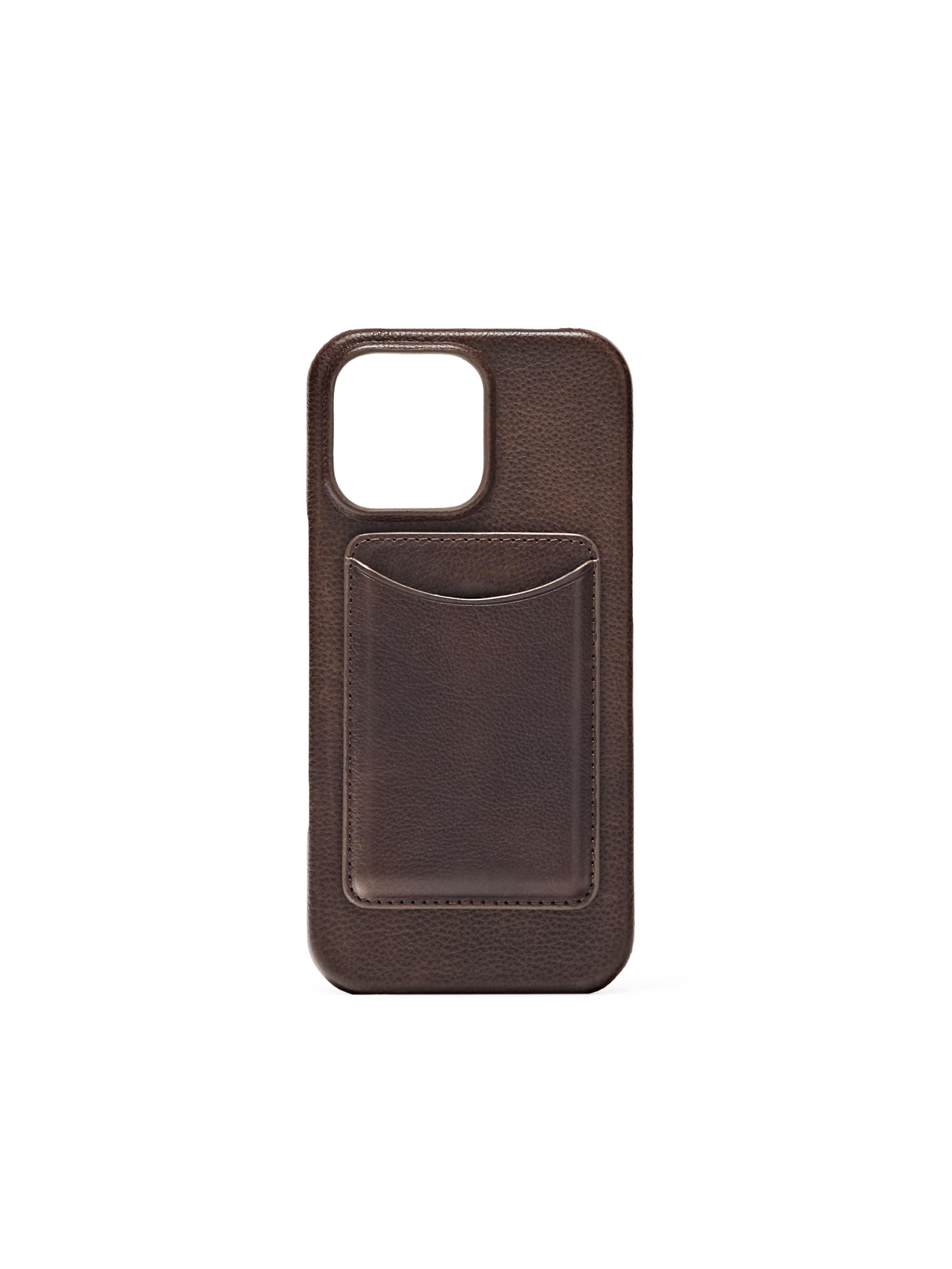 Coque iPhone Pro Max en cuir nappa
