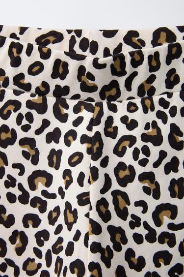 LEGGING CYCLISTE IMPRIMÉ ANIMAL PRINT - Leopard de Zara - Image 2