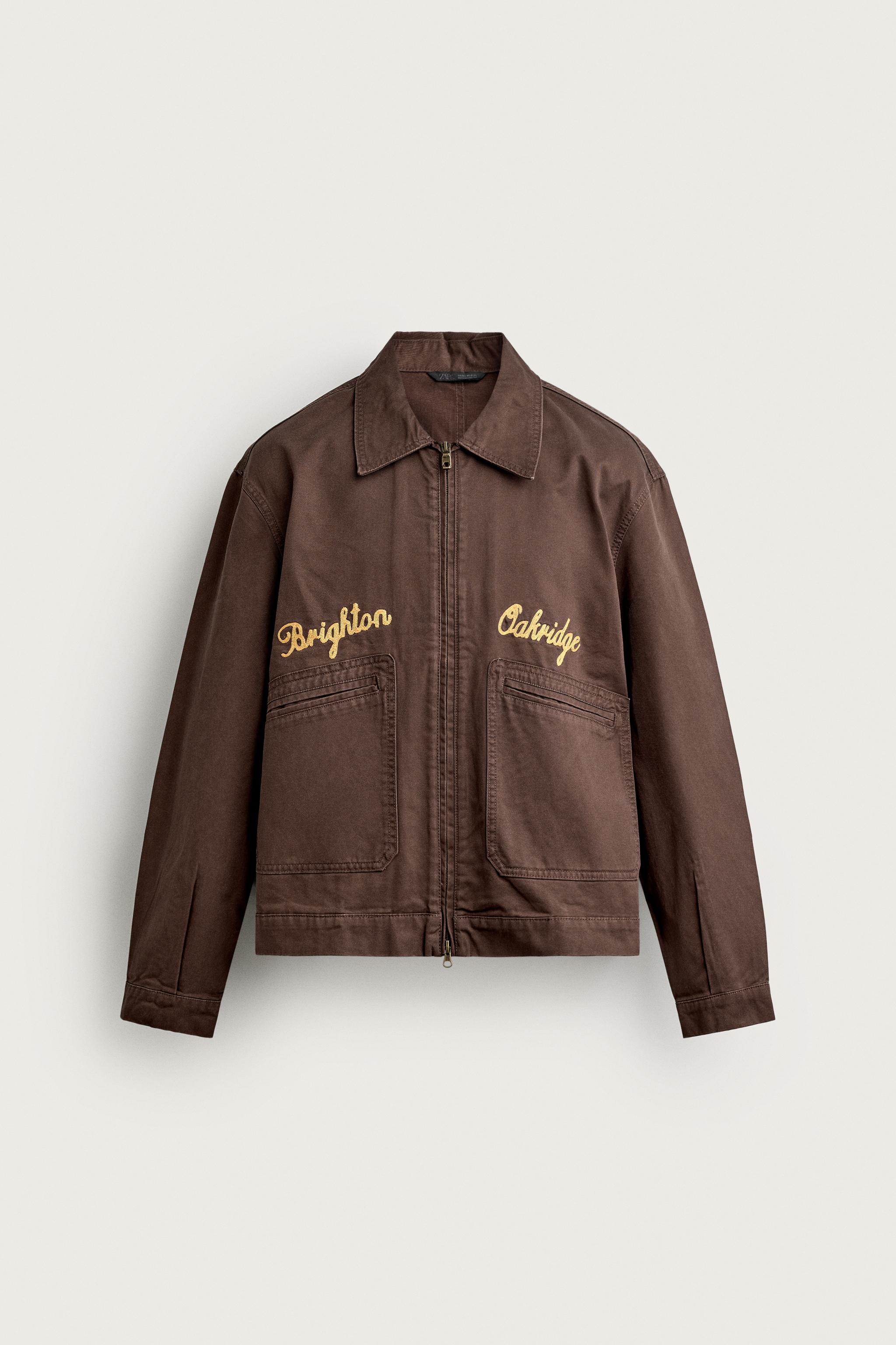 EMBROIDERED CROPPED JACKET