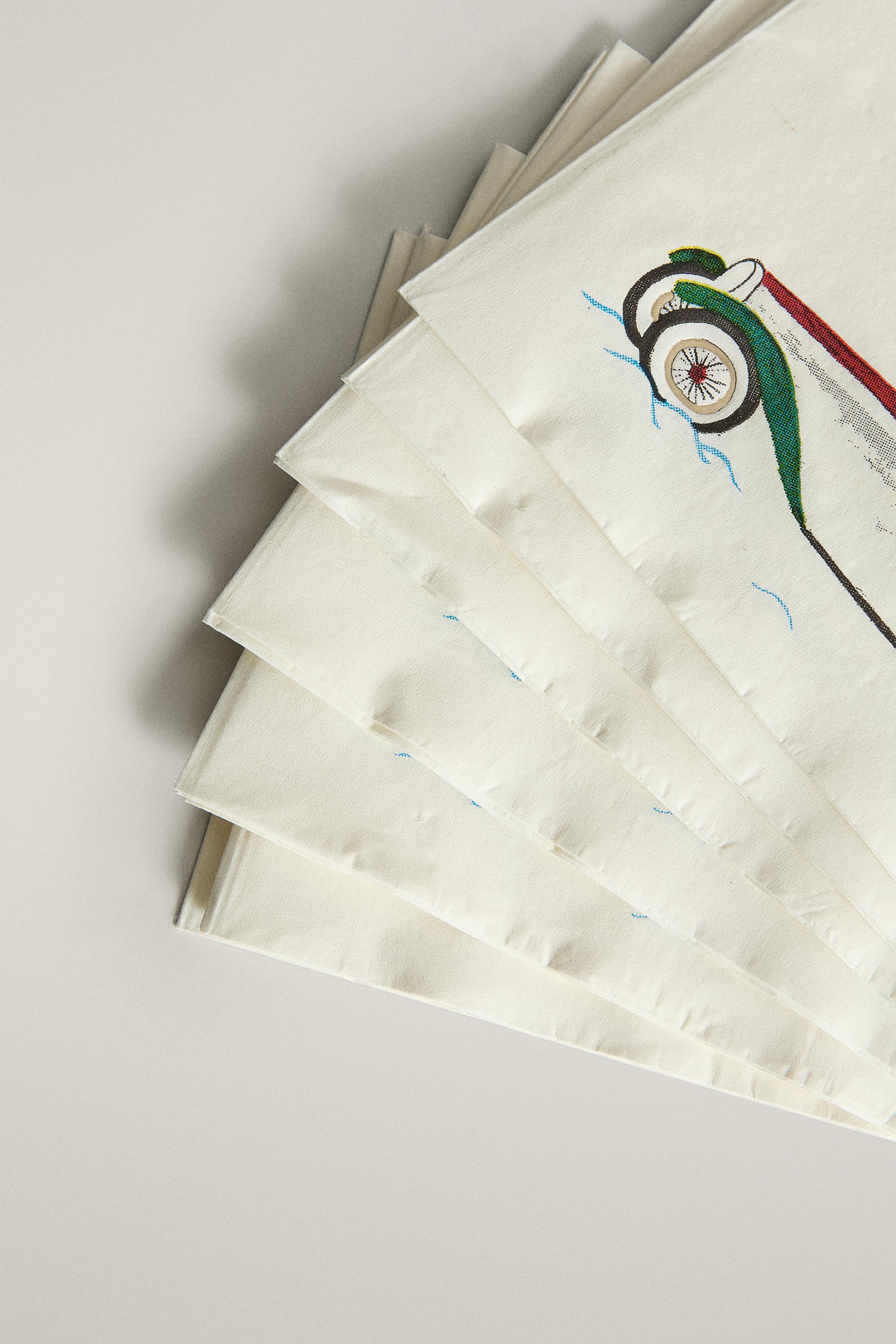 SERVIETTES DE TABLE EN PAPIER PÈRE NOËL ENFANT NOËL (LOT DE 20)