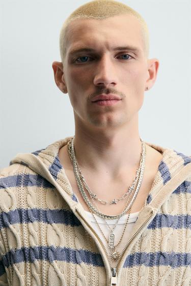 Zara PACK OF 4 COMBINED NECKLACES - Gold / Silver - Image 0