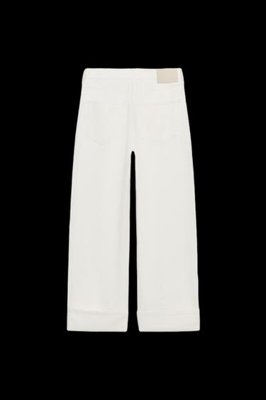 JEANS ZW COLLECTION BAGGY TIRO MEDIO - Crudo de Zara